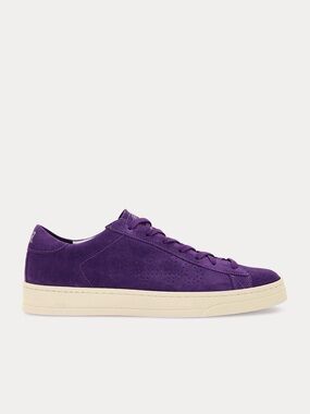 P448 Jack Suede Royal Purple Low Top leather Sneakers quiet luxury monochrome 10